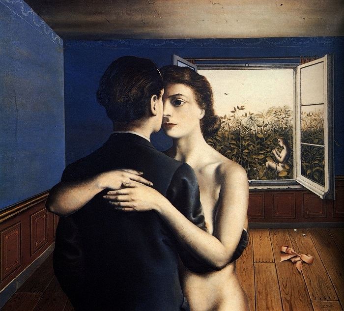 Paul Delvaux, The Joy of Life, 1937, oil on canvas, private collection